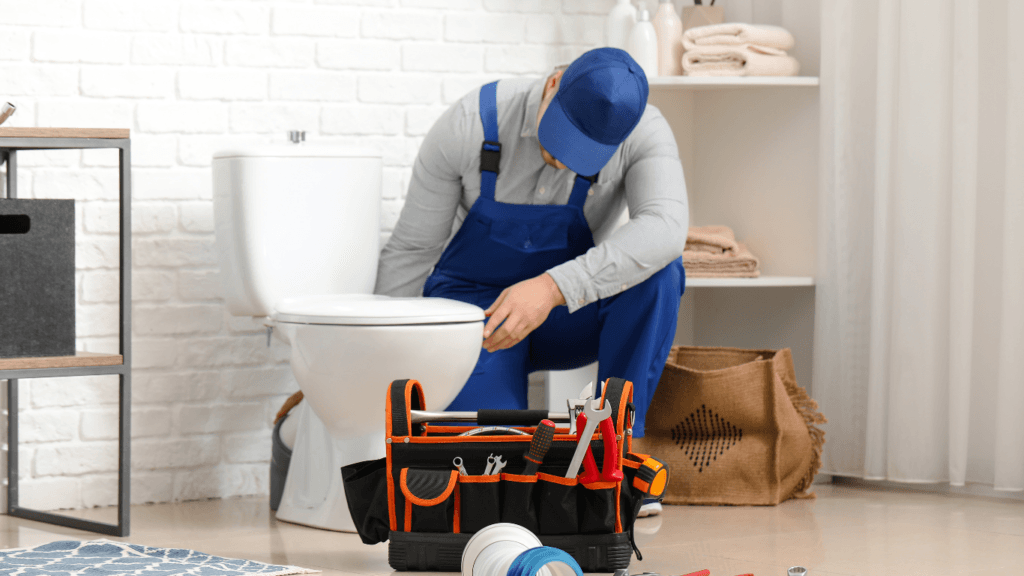 White and Navy Modern Plumbing Service Instagram Post (10)